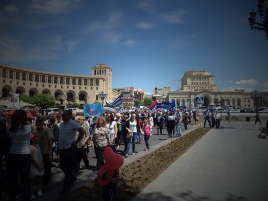 May Day events of the Confederation of Trade Unions of Armenia