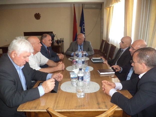 The Meeting in the Confederation of Trade Unions of Armenia