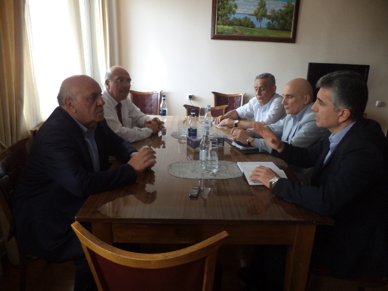 Meeting in the Confederation of Trade Unions of Armenia